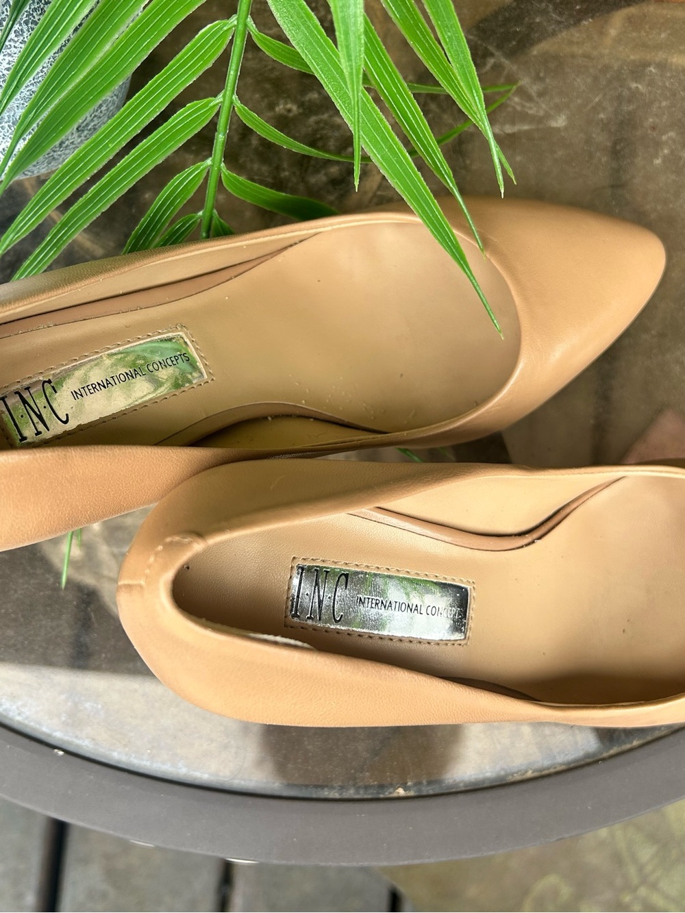 Classic Women's Sable Color Pump Heel - Sleek Neutral Dress Shoe - Picture 4 of 7